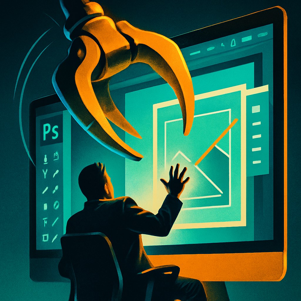Illustration for: Everyone's Worried About AI Replacing Artists. Fewer Are Worried About Art Directors.