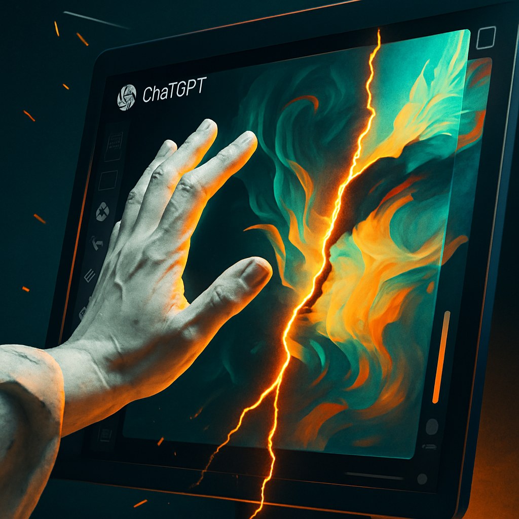 Illustration for: Museums Won't Touch AI Art. That's Starting to Crack.