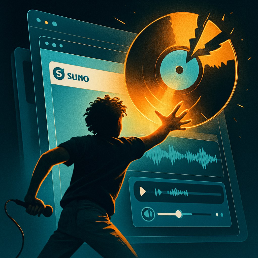 Illustration for: Suno Can Write a Hit. It Still Can't Write a Career.